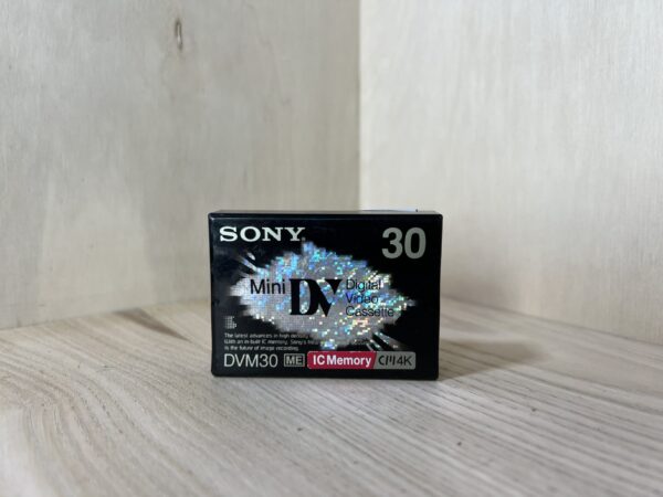 Cassette MiniDV Sony DVM30ME — 30 minutes, neuve sous blister