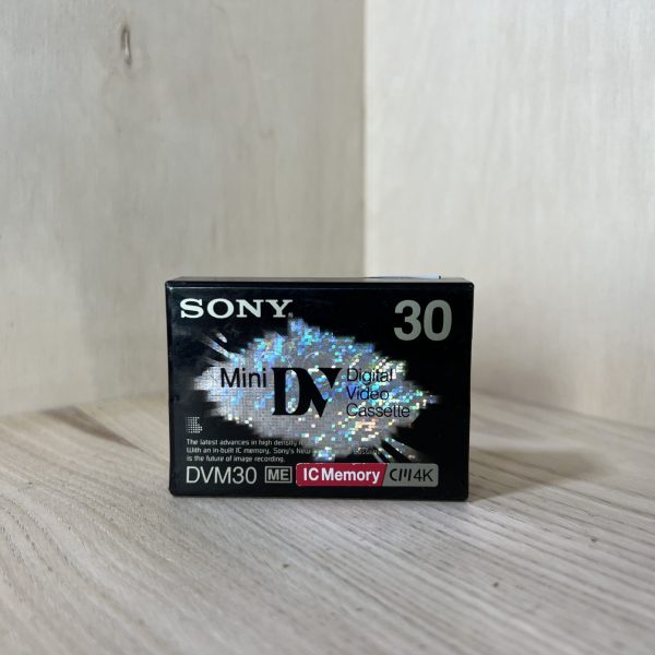 Cassette MiniDV Sony DVM30ME — 30 minutes, neuve sous blister