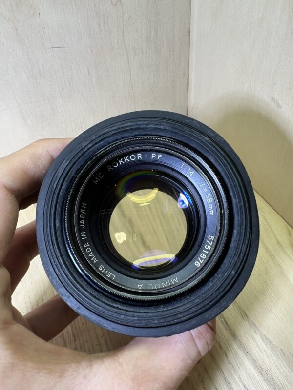 Minolta X-500 + MC Rokkor-PF 58mm f/1.4