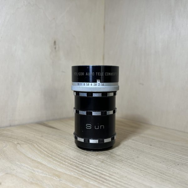 Convertisseur téléobjectif Soligor Auto 2x – monture T2 – f/2.8 - Noir