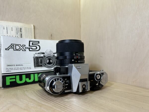 Fujica AX-5 + X-Fujinon DM 55mm f/1.6
