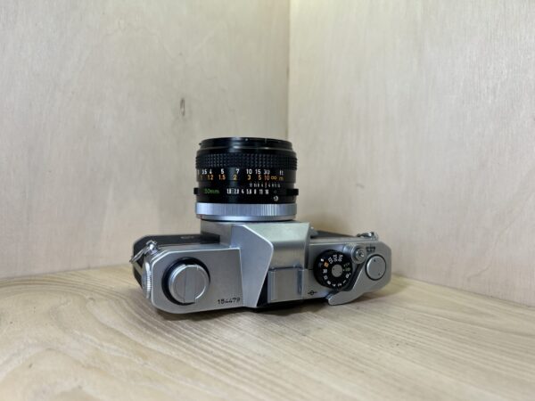 Canon TLb + Canon FD 50mm f/1.8 S.C.