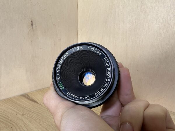 Fujica ST801 + EBC Fujinon Macro 55mm f/3.5 – Boîtier M42