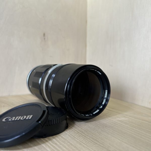 Canon FL 200mm f/3.5 – Téléobjectif vintage pour boîtiers Canon FL/FD - Noir