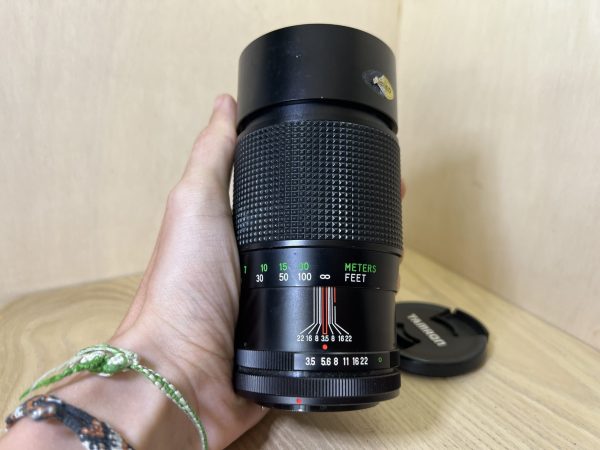 Vivitar 200mm f/3.5 Auto Telephoto – Monture Canon FD - Noir