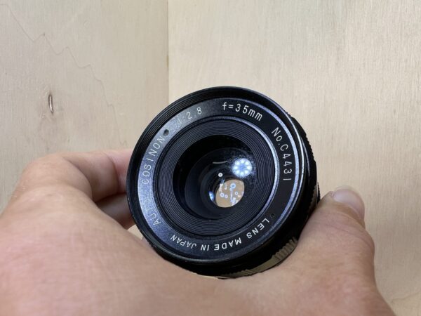 img_4050 Objectif Auto Cosinon 35mm f/2.8 – Monture M42 - Noir