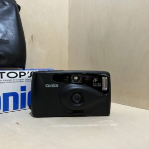 Konica Top’s AF-300 – Compact argentique autofocus avec flash intégré – Noir