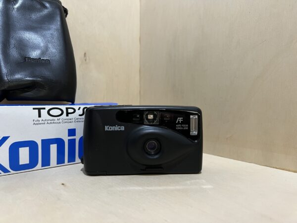 Konica Top’s AF-300 – Compact argentique autofocus avec flash intégré - Noir