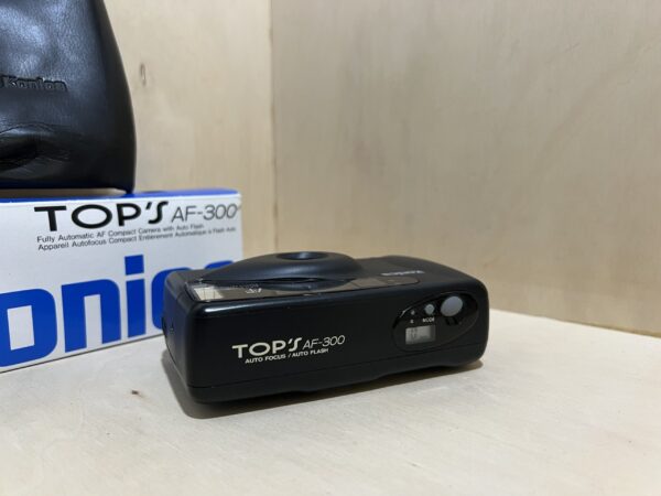 Konica Top’s AF-300 – Compact argentique autofocus avec flash intégré - Noir