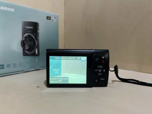 Canon IXUS 155 – Compact élégant avec zoom 10x et capteur 20 MP - Noir