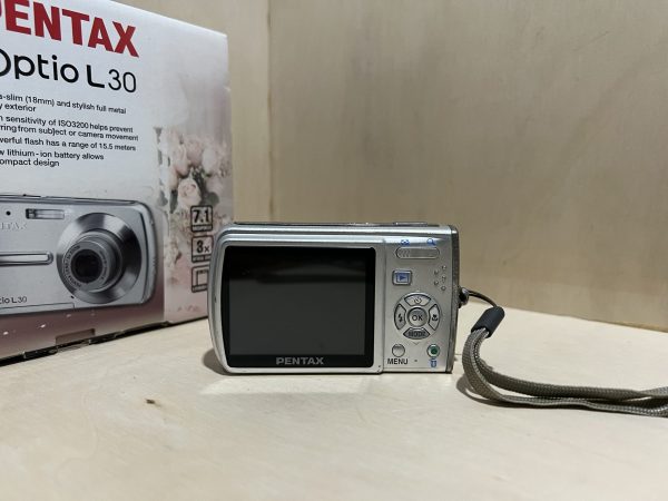 Pentax Optio L30 – Compact numérique 7,1 Mpx avec boîte et accessoires - Argent