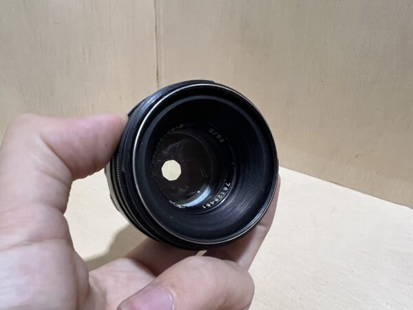 Zenit-E avec objectif Helios 44-2 58mm f/2 – Appareil photo argentique 24x36 - Argent