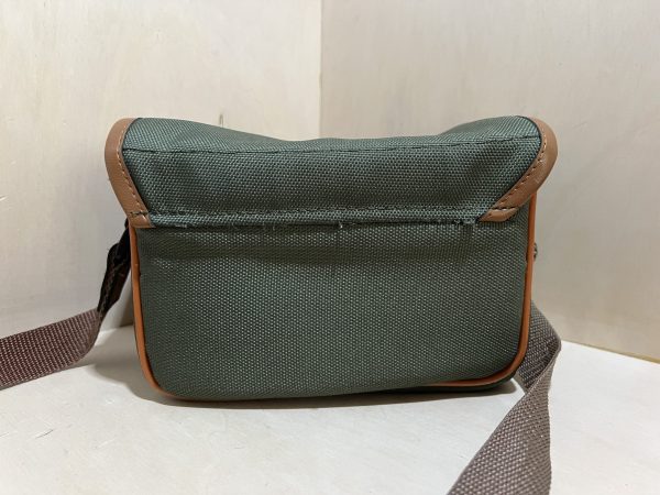 Sacoche photo Prestinox verte et marron