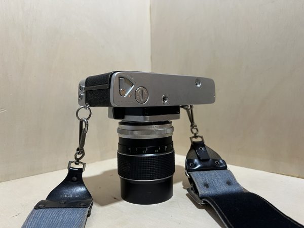 Cosina Hi-Lite + Auto-Sancor 135mm f/2.8 – Reflex argentique à monture M42 - Argent