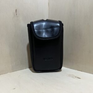 Housse Konica noire souple – pour appareil photo compact argentique – Noir