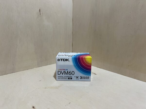 PACK Mini-Cassettes TDK DVM60 MiniDV | DVM 60 Minutes Numérique | Neuf Sous Blister