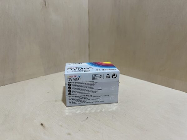 PACK Mini-Cassettes TDK DVM60 MiniDV | DVM 60 Minutes Numérique | Neuf Sous Blister