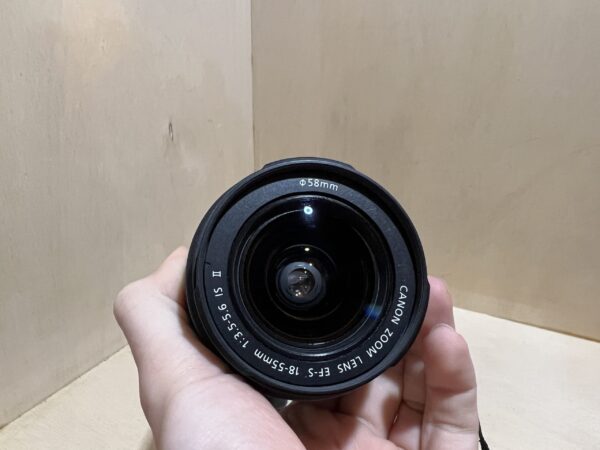 Canon EOS 1100D + objectif EF‑S 18–55 mm f/3,5‑5,6 IS II - Noir