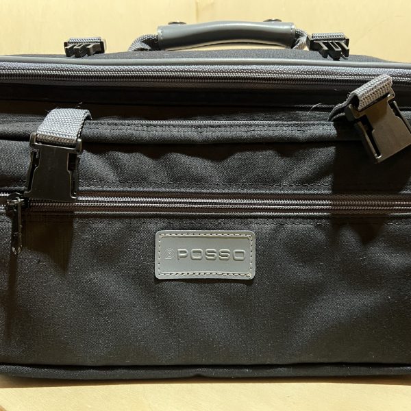 Grande sacoche photo Posso – Noir et gris