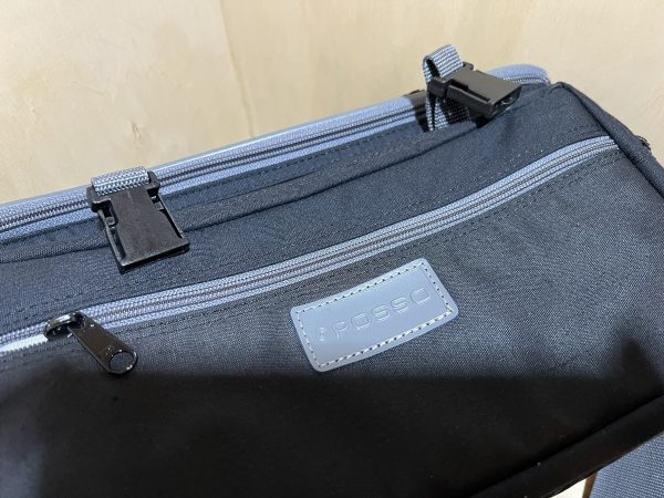 Grande sacoche photo Posso – Noir et gris