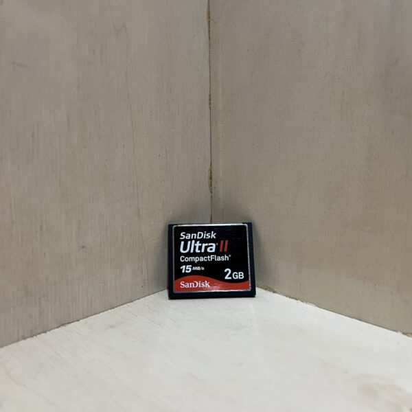 Carte Mémoire CompactFlash SanDisk Ultra II – 2 Go (15 MB/s)