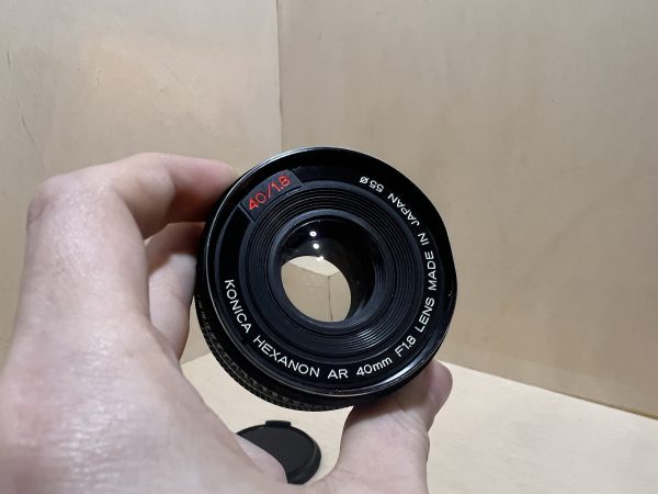 Objectif Pancake Konica Hexanon AR 40mm f/1.8 (Monture AR)