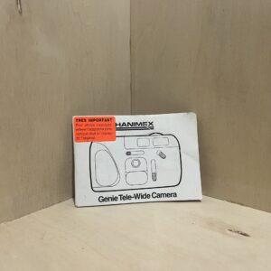 Notice d&rsquo;Utilisation Originale – Hanimex Genie Tele-Wide Camera