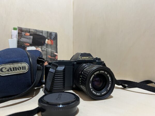 Appareil photo argentique Canon T50 & Objectif FD 35-70mm f/4