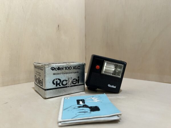 Rollei 100 XLC - Flash Électronique Miniature avec Boîte et Notices