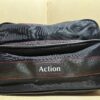Grande Sacoche de Transport "Action" pour Appareil Photo ou Caméscope - Noir et Rouge