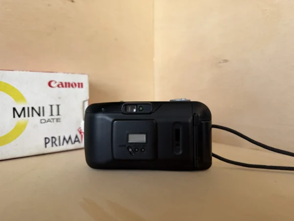 appareil-photo-argentique-canon-prima-mini-ii-boite-occasion-teste-2 Appareil Argentique Compact Canon Prima Mini II – Avec Boîte d'Origine d'occasion, testé et vérifié — photo 2 sur 6