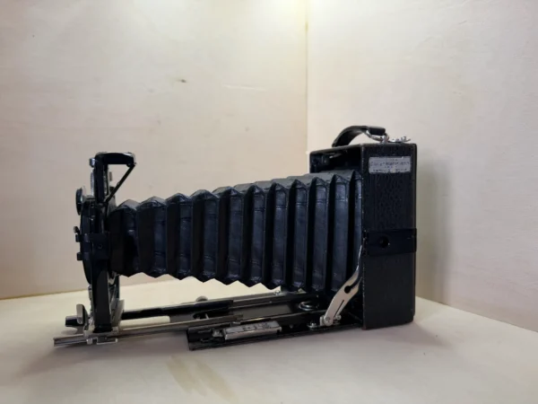 Chambre Photographique Pliante 6,5x9 – Meyer-Görlitz Helioplan 10,5cm f/4.5 & Obturateur Compur d'occasion, testé et vérifié — photo 2 sur 6