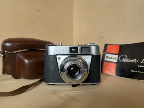 Appareil Argentique Kodak Retinette IA – Avec Étui Cuir & Notice d'Origine d'occasion, testé et vérifié — photo 1 sur 5