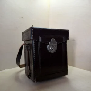 Sacoche Photo Vintage en Cuir – Marron