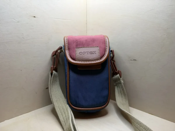 Sacoche photo Optex vintage bleu et rose — photo 1 Sacoche photo Optex vintage bleu et rose — photo 1