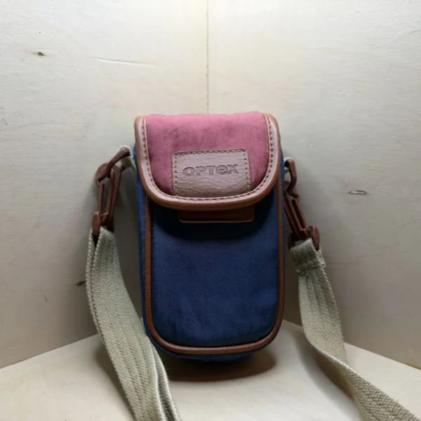 Sacoche photo Optex vintage bleu et rose — photo 1