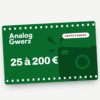 Carte cadeau Analog Gwerz