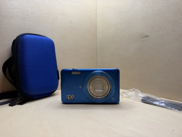 Appareil Photo Numérique Compact Olympus VG-120 – 14 Mpx, Zoom 5x Grand-Angle – Bleu, avec Étui Appareil Photo Numérique Compact Olympus VG-120 – 14 Mpx, Zoom 5x Grand-Angle – Bleu, avec Étui