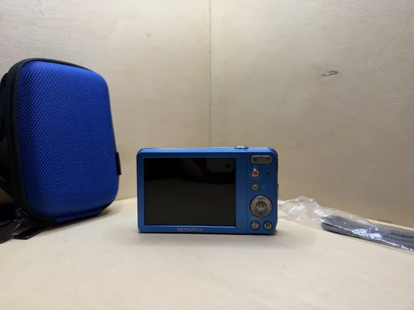 Appareil Photo Numérique Compact Olympus VG-120 – 14 Mpx, Zoom 5x Grand-Angle – Bleu, avec Étui Appareil Photo Numérique Compact Olympus VG-120 – 14 Mpx, Zoom 5x Grand-Angle – Bleu, avec Étui