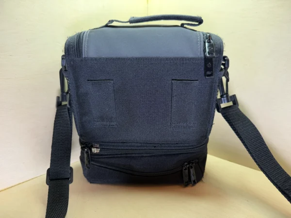 Sacoche photo Samsonite grise et noire – Pochette zippée amovible et bandoulière